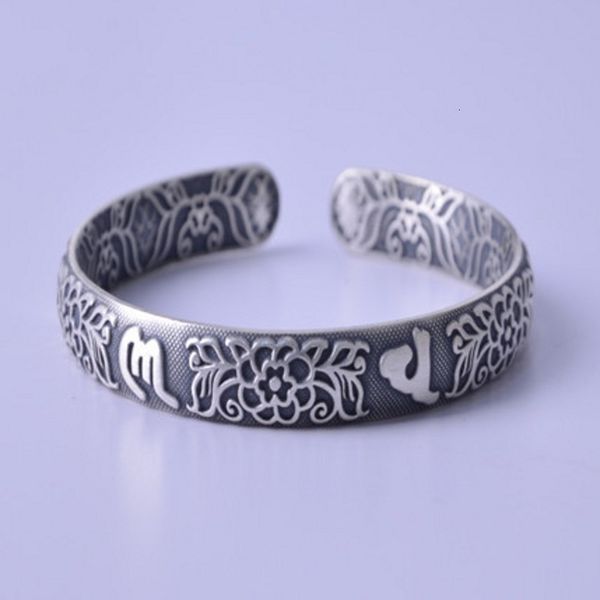 2021 new s999 pure sier heart sutra colorful cloud pattern, six-character mantra auspicious ful woman bracelet lx14, Black
2021 new s999 pure sier heart sutra colorful cloud pattern, six-character mantra auspicious ful woman bracelet lx14, Black