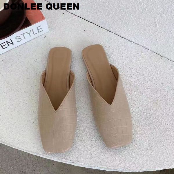 women flat slippers fashion mule shoes women square toe slides patchwork sandal ladies slippers outdoor flip flops zapatos mujer, Black
women flat slippers fashion mule shoes women square toe slides patchwork sandal ladies slippers outdoor flip flops zapatos mujer, Black