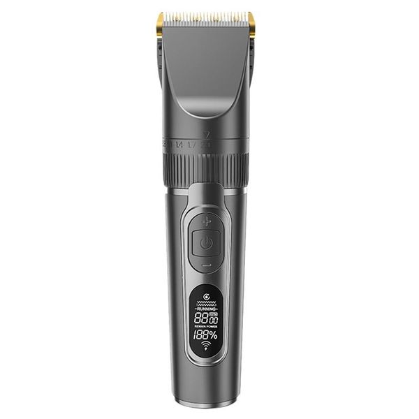 mens hair clippers, waterproof professional cordless 5 speed motor barber beard hair trimmer with display 6 guide combs
mens hair clippers, waterproof professional cordless 5 speed motor barber beard hair trimmer with display 6 guide combs