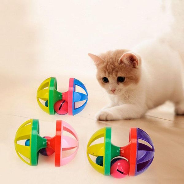 cat toys interactive bell ball hollow out round pet colorful playing toy with sound small plastic pets
cat toys interactive bell ball hollow out round pet colorful playing toy with sound small plastic pets