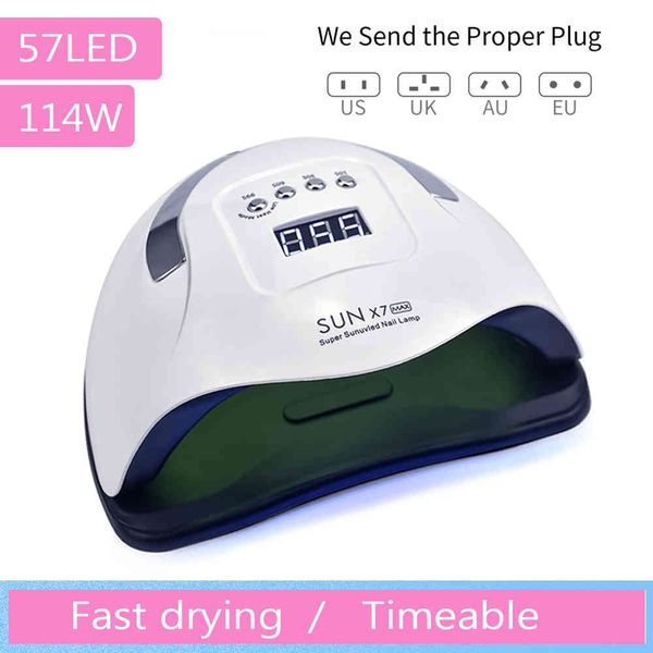 114w/90w/72w/36w led with 57pcs lamp beads fast drying motion sensing for curing uv gel nail polish salon tool
114w/90w/72w/36w led with 57pcs lamp beads fast drying motion sensing for curing uv gel nail polish salon tool