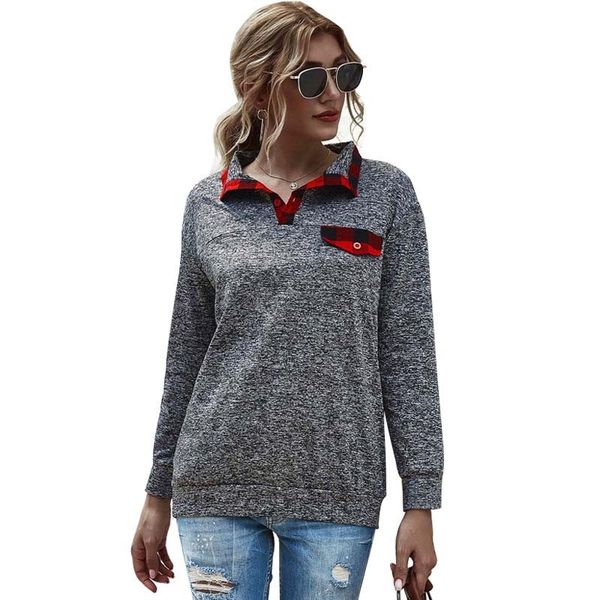 2021 new autumn winter plaid sweatshirs women turn-down collar long sleeve fashion streetwear hoodies vintage pullovers sweatshirt vpwc, Black
2021 new autumn winter plaid sweatshirs women turn-down collar long sleeve fashion streetwear hoodies vintage pullovers sweatshirt vpwc, Black