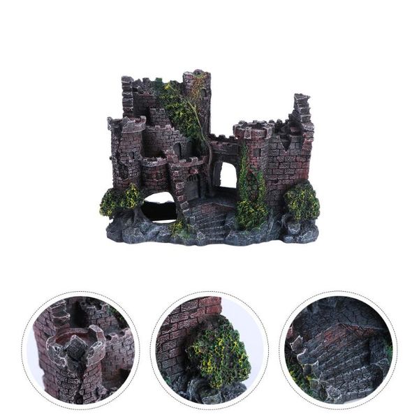 decorations castle shape hiding cave resin aquarium landscaping fish shelter decoration
decorations castle shape hiding cave resin aquarium landscaping fish shelter decoration
