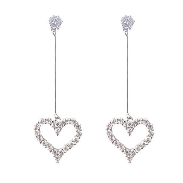 simple crystal heart silver plated alloy long dangle earrings party club decor jewelry for women girl wedding birthday
simple crystal heart silver plated alloy long dangle earrings party club decor jewelry for women girl wedding birthday