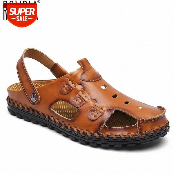roxdia summer new men's sandals leather business men's shoes baotou hand sewn beach rxm587 #mj0v, Black
roxdia summer new men's sandals leather business men's shoes baotou hand sewn beach rxm587 #mj0v, Black