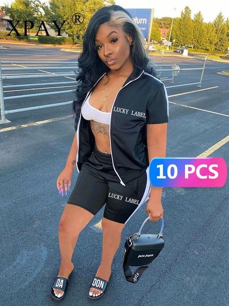 women's tracksuits wholesale items summer sportswear zipper front & shorts casual sportive two piece set outfits letters embroidery x68, Gray
women's tracksuits wholesale items summer sportswear zipper front & shorts casual sportive two piece set outfits letters embroidery x68, Gray