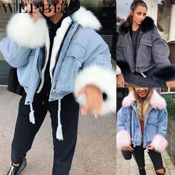 women's jackets wepbel casual stitching plush coat winter fashion long sleeve zipper turn-down collar short straight denim, Black;brown
women's jackets wepbel casual stitching plush coat winter fashion long sleeve zipper turn-down collar short straight denim, Black;brown