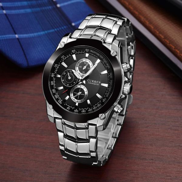 wristwatches curren watch men steel business quartz casual watches relogio masculino clock male japan, Slivery;brown
wristwatches curren watch men steel business quartz casual watches relogio masculino clock male japan, Slivery;brown