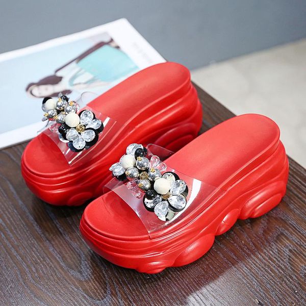 slippers summer woman shoes pvc bowtie flower platform women's slides candy color ladies fashion casual female comfortable 2021, Black
slippers summer woman shoes pvc bowtie flower platform women's slides candy color ladies fashion casual female comfortable 2021, Black