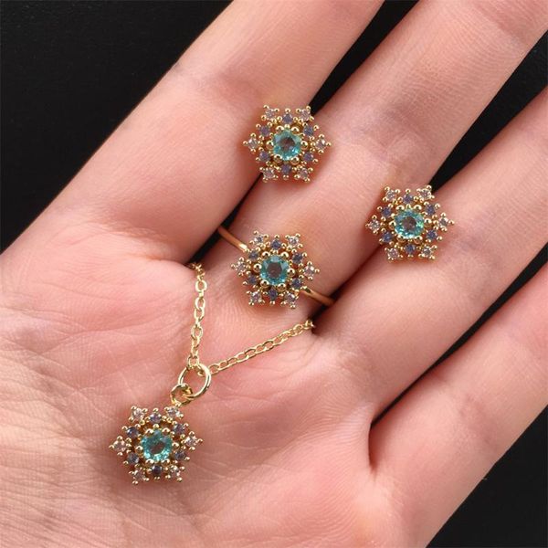 earrings & necklace fashion european micro paved zircon women jewelry sets entry lux snowflake rings for femme bijoux px-30, Silver
earrings & necklace fashion european micro paved zircon women jewelry sets entry lux snowflake rings for femme bijoux px-30, Silver
