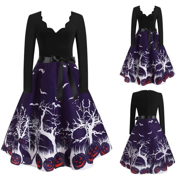 casual dresses women retro long sleeve halloween elegant housewife evening party prom vintage dress girls creative leisure empire waist, Black;gray
casual dresses women retro long sleeve halloween elegant housewife evening party prom vintage dress girls creative leisure empire waist, Black;gray