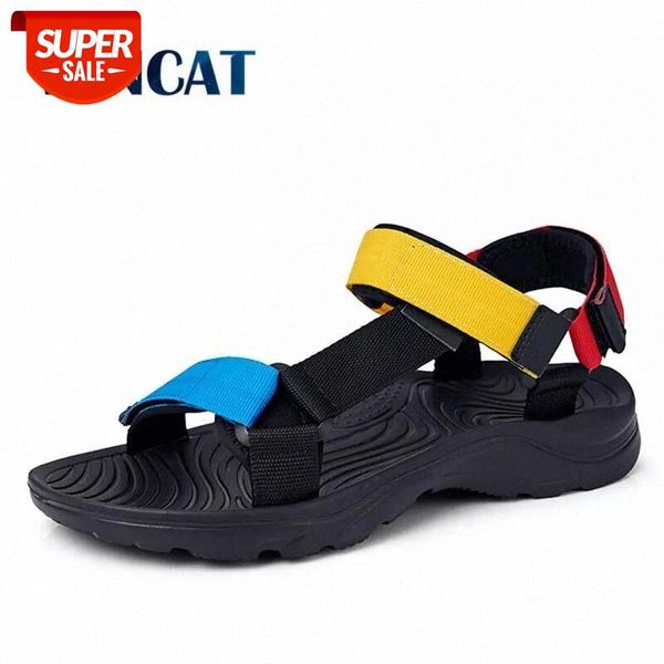 fashion light men's beach sandals 2020 summer gladiator men's sandals outdoor roman men flip flops casual shoe breathable flats #c, Black
fashion light men's beach sandals 2020 summer gladiator men's sandals outdoor roman men flip flops casual shoe breathable flats #c, Black