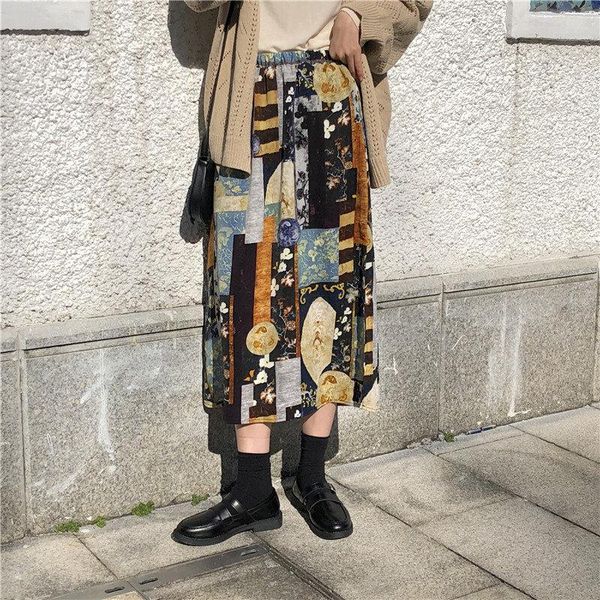 skirts korean color-hit patchwork split women 2021 streetweat chic all match print high waist thin elastic-waist for, Black
skirts korean color-hit patchwork split women 2021 streetweat chic all match print high waist thin elastic-waist for, Black