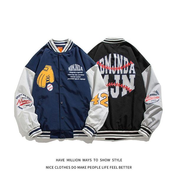 men's jackets 2021 autumn thin light letter print oversize baseball bomber jacket women's boyfriend style varsity campus coat, Black;brown
men's jackets 2021 autumn thin light letter print oversize baseball bomber jacket women's boyfriend style varsity campus coat, Black;brown