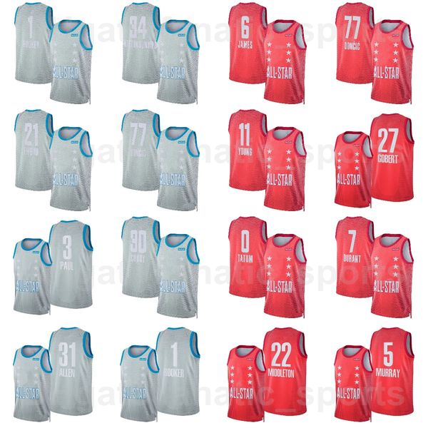 basketball all-star jersey lamelo ball dejounte murray zach lavine andrew wiggins khris middleton rudy gobert karl-anthony towns men embiid, Black;red
basketball all-star jersey lamelo ball dejounte murray zach lavine andrew wiggins khris middleton rudy gobert karl-anthony towns men embiid, Black;red