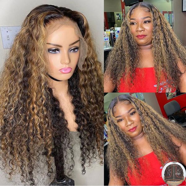 lace wigs curly human hair t part wig highlight ombre blond colored brazilian remy pre plucked 180% density front, Black;brown
lace wigs curly human hair t part wig highlight ombre blond colored brazilian remy pre plucked 180% density front, Black;brown