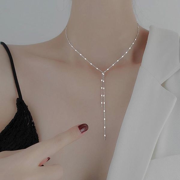 chains neck chain necklace 2021 women's in cool style clavicle simple temperament, Silver
chains neck chain necklace 2021 women's in cool style clavicle simple temperament, Silver