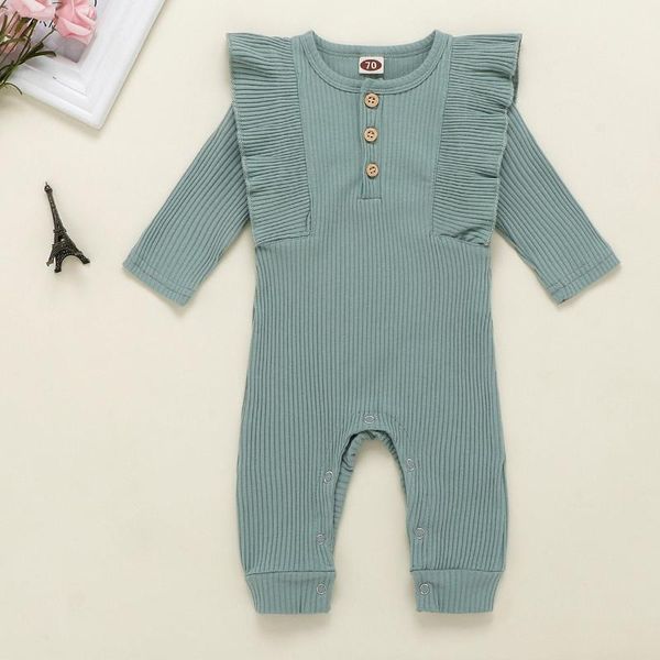 newborn infant baby boys girls long sleeve solid ruffles romper jumpsuit 3m-18m baby girl winter romper infantis costume, Blue
newborn infant baby boys girls long sleeve solid ruffles romper jumpsuit 3m-18m baby girl winter romper infantis costume, Blue