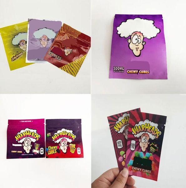 warheads edible mylar packaging bags sour chewy cubes wowheads 3 side seal zipper smell proof in stock
warheads edible mylar packaging bags sour chewy cubes wowheads 3 side seal zipper smell proof in stock