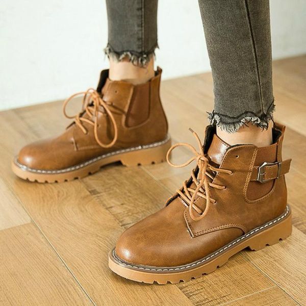 boots autumn women biker ankle pu leather platform square heel hardwear non slip sole casual footwear shoes ladies, Black
boots autumn women biker ankle pu leather platform square heel hardwear non slip sole casual footwear shoes ladies, Black