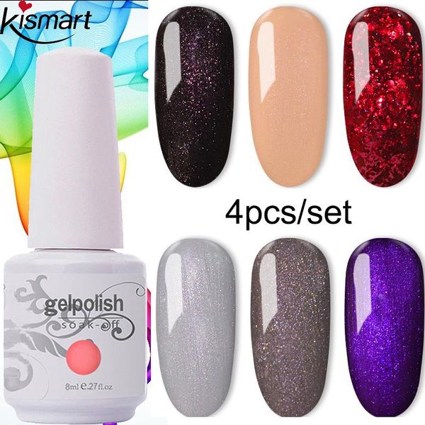nail gel 4pcs/set 8ml kismart lak polish red wine neon color uv lacquer soak off varnish for manicure, Red;pink 
nail gel 4pcs/set 8ml kismart lak polish red wine neon color uv lacquer soak off varnish for manicure, Red;pink