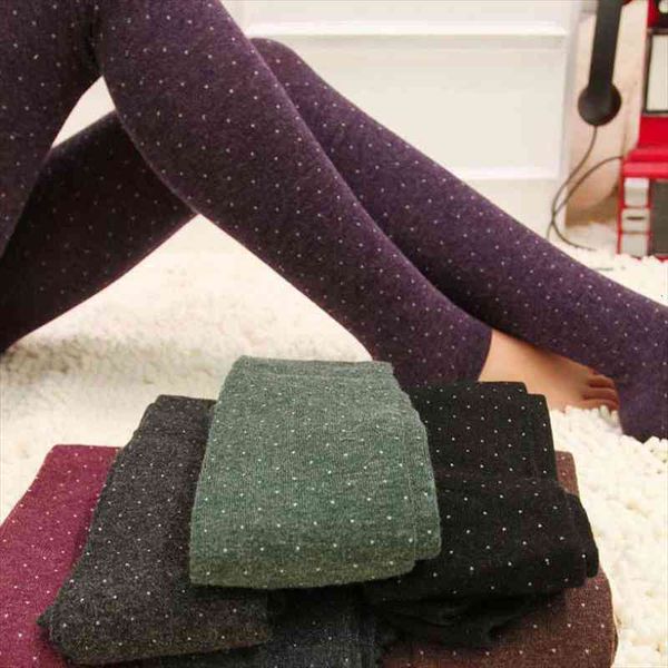 women elastic legging sweet leggins knitted flexible sparkling dot design autumn pants, Black
women elastic legging sweet leggins knitted flexible sparkling dot design autumn pants, Black