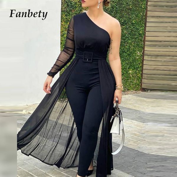 new women mesh one shoulder rompers 2021 spring elegant long sleeve slim fit bodycon jumpsuit chic fashion overall xl guiv, White;black
new women mesh one shoulder rompers 2021 spring elegant long sleeve slim fit bodycon jumpsuit chic fashion overall xl guiv, White;black
