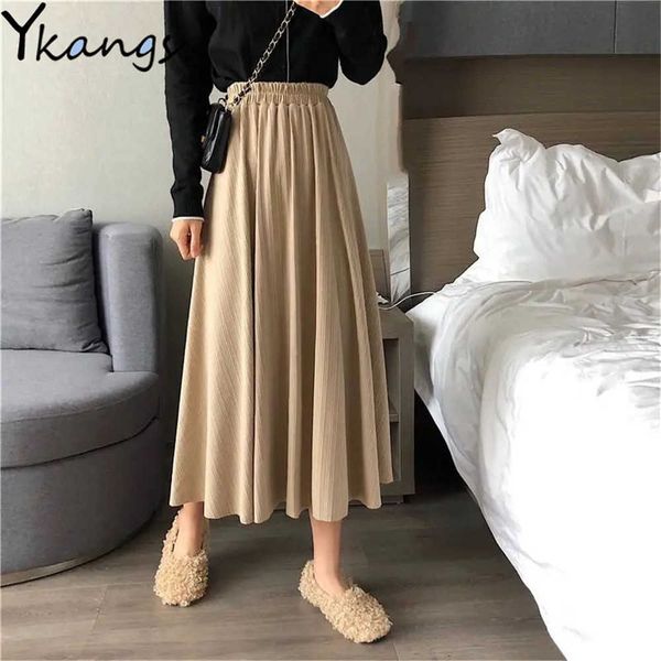 vintage casual black skirt women's autumn and winter high waisted slim long a-line korean harajuku simple skirt streetwear 210619
vintage casual black skirt women's autumn and winter high waisted slim long a-line korean harajuku simple skirt streetwear 210619