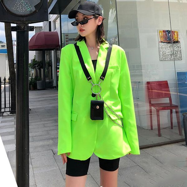 women's suits & blazers seebeautiful casual loose blazer coat notched collar long sleeve single breasted simple fashion 2021 spring wom, White;black
women's suits & blazers seebeautiful casual loose blazer coat notched collar long sleeve single breasted simple fashion 2021 spring wom, White;black