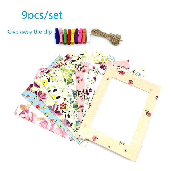 frames 9pcs/set po frame 6 inch creative gift diy wall hanging paper picture framed art
frames 9pcs/set po frame 6 inch creative gift diy wall hanging paper picture framed art