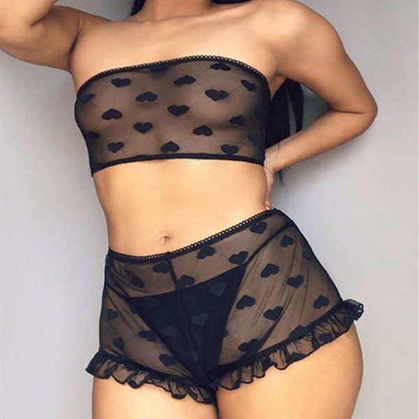 costumes see through lingerie set women lace sleepwear lingerie temptation bra underwear nightwear bra & brief sets, Black
costumes see through lingerie set women lace sleepwear lingerie temptation bra underwear nightwear bra & brief sets, Black