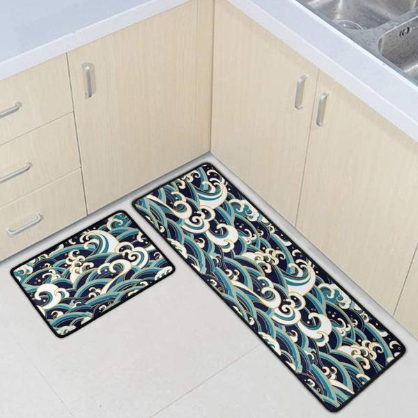 2pcs/set art beach wave design kitchen mat long bedroom entrance doormat home floor decor rug non-slip living room carpet
2pcs/set art beach wave design kitchen mat long bedroom entrance doormat home floor decor rug non-slip living room carpet