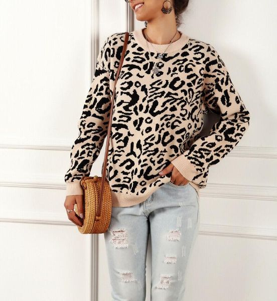 sale long sleeve loose streetwear lady winter warm leopard sweater casual pullover sweaters woman korean clothes women's, White;black
sale long sleeve loose streetwear lady winter warm leopard sweater casual pullover sweaters woman korean clothes women's, White;black