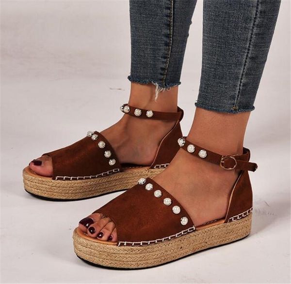 sandals ladies summer leopard print open toe platform shoes flat pearl linen beach women's, Black
sandals ladies summer leopard print open toe platform shoes flat pearl linen beach women's, Black
