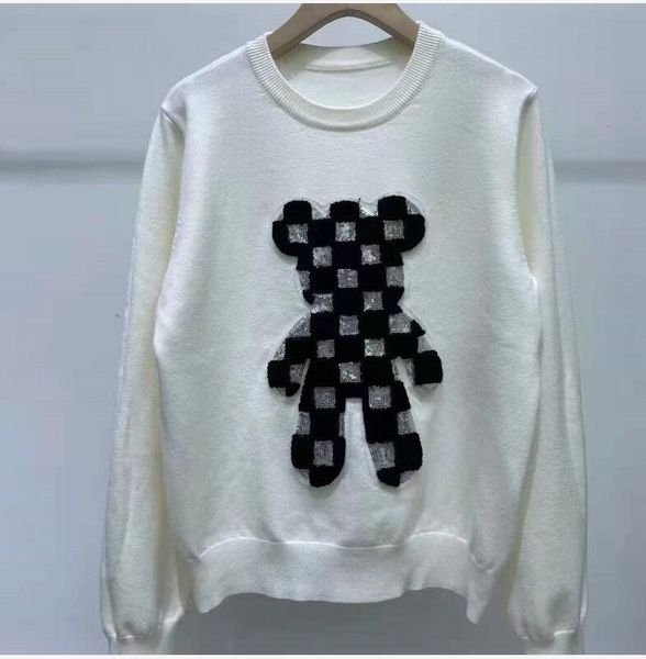 women sweater designer cat print knitted sweaters pullovers women autumn winter long sleeve harajuku sweet jumper, White;black
women sweater designer cat print knitted sweaters pullovers women autumn winter long sleeve harajuku sweet jumper, White;black