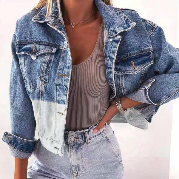 women's jackets women retro denim jacket oversize loose button casual autumn long sleeve jeans pocket coat female outwear#8, Black;brown
women's jackets women retro denim jacket oversize loose button casual autumn long sleeve jeans pocket coat female outwear#8, Black;brown
