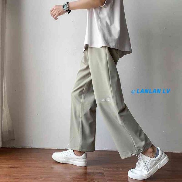 men's pants summer thin casual fashion letter printing wide-leg streetwear loose breathable ice silk s trousers bnml, Black
men's pants summer thin casual fashion letter printing wide-leg streetwear loose breathable ice silk s trousers bnml, Black