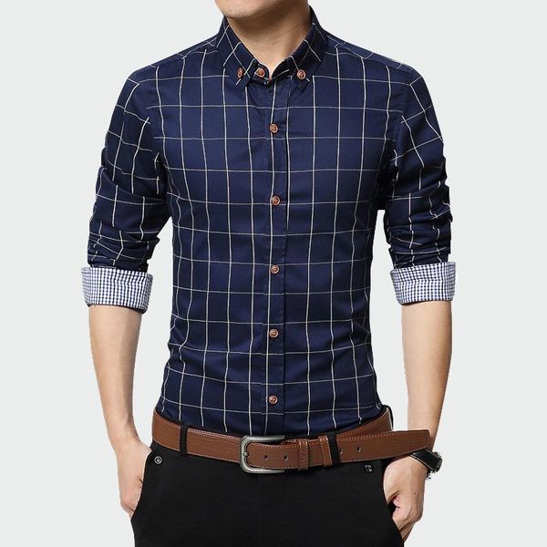 men's suits & blazers 2109 spring autumn mens fashion shirt causal men long sleeve man cotton slim plaid business shirts clothing 5xl m, White;black
men's suits & blazers 2109 spring autumn mens fashion shirt causal men long sleeve man cotton slim plaid business shirts clothing 5xl m, White;black