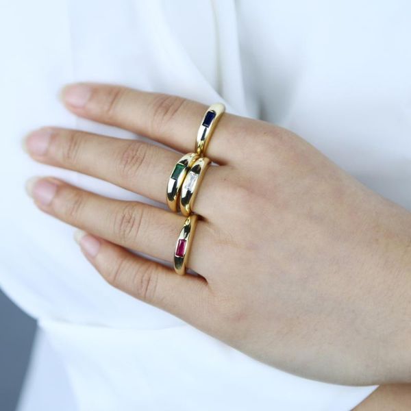 wedding rings gold color classic jewelry open adjusted size white red green blue colorful baguette cz band signet ring for women, Slivery;golden
wedding rings gold color classic jewelry open adjusted size white red green blue colorful baguette cz band signet ring for women, Slivery;golden
