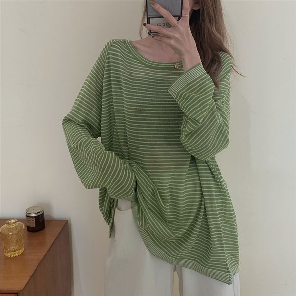 2021 new 5colors spring summer korean style knit long sleeve t-shirt womens stripe tees shirt femme sun protection female (l882) 58jm, White
2021 new 5colors spring summer korean style knit long sleeve t-shirt womens stripe tees shirt femme sun protection female (l882) 58jm, White