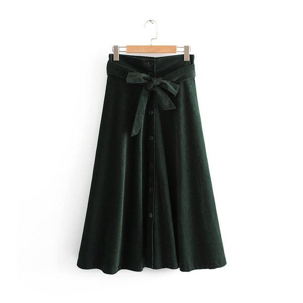 skirts asds women bow tie belt corduroy paperbag waist faldas mujer button solid ladies vintage casual pleated midi skirt 54660, Black
skirts asds women bow tie belt corduroy paperbag waist faldas mujer button solid ladies vintage casual pleated midi skirt 54660, Black