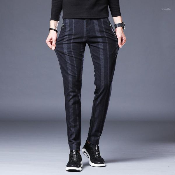 men's pants brand men classic casual elastic long trousers male black cotton stripes straight thin work pant size 28 - 38
men's pants brand men classic casual elastic long trousers male black cotton stripes straight thin work pant size 28 - 38
