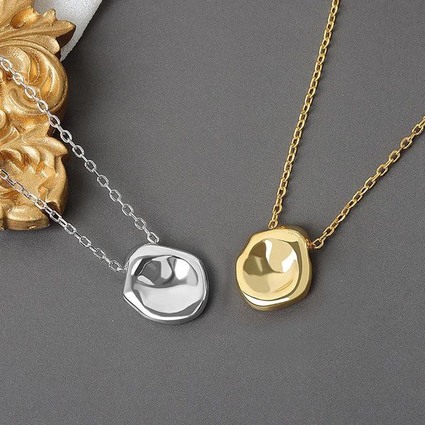 pendant necklaces simple ins irregular metallic geometric shiny necklace for woman brass charms ornaments collar choker drop accessory, Silver
pendant necklaces simple ins irregular metallic geometric shiny necklace for woman brass charms ornaments collar choker drop accessory, Silver