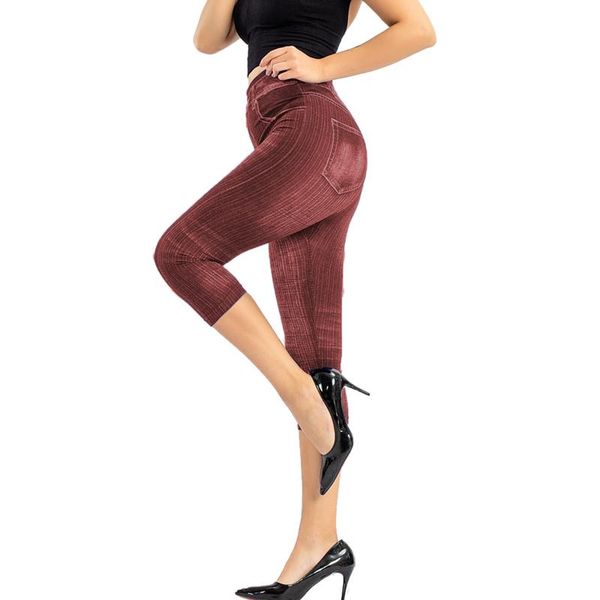 yoga outfit drop 2021 women denim print leggings bulifting fashion slim fit elastic trousers cropped pants fittness
yoga outfit drop 2021 women denim print leggings bulifting fashion slim fit elastic trousers cropped pants fittness