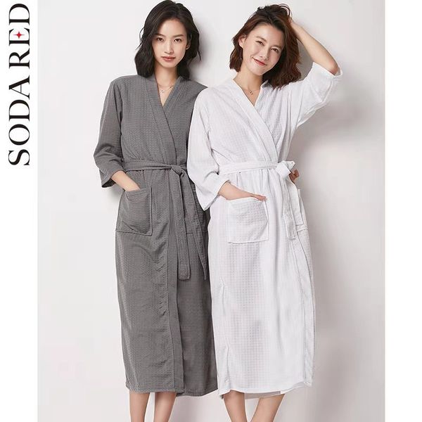 2021 new summer couples bathrobe fashion womens nightgown waffle absorption quick dry homewear cozy oversize night-robe female, Black;red
2021 new summer couples bathrobe fashion womens nightgown waffle absorption quick dry homewear cozy oversize night-robe female, Black;red