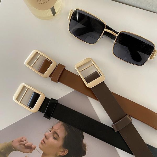 belts korean exquisite light gold fashion belt for women with dress coat waist cover adjustable jeans designer high quality, Black;brown
belts korean exquisite light gold fashion belt for women with dress coat waist cover adjustable jeans designer high quality, Black;brown