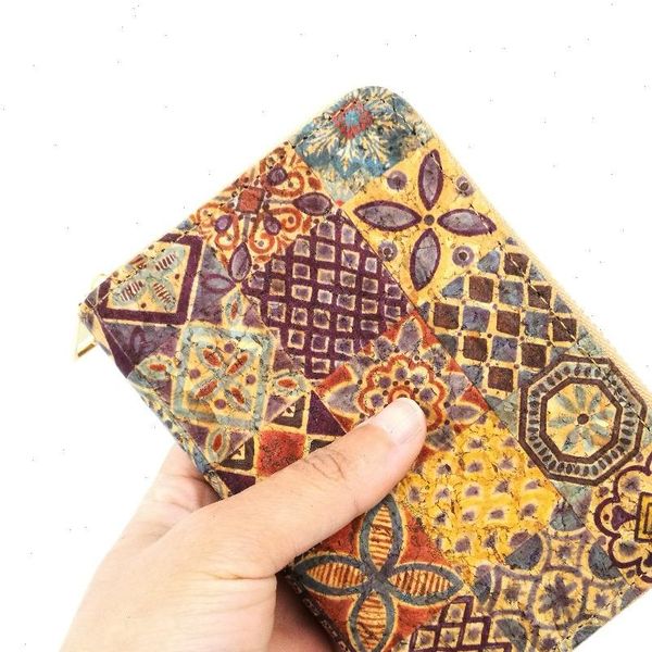 portugal tile pattern natural cork short card wallets for women vegan leather purse, Red;black
portugal tile pattern natural cork short card wallets for women vegan leather purse, Red;black