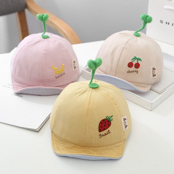 baby hat super cute in spring summer baby soft brim boys and girls baseball cap fashion, Yellow
baby hat super cute in spring summer baby soft brim boys and girls baseball cap fashion, Yellow
