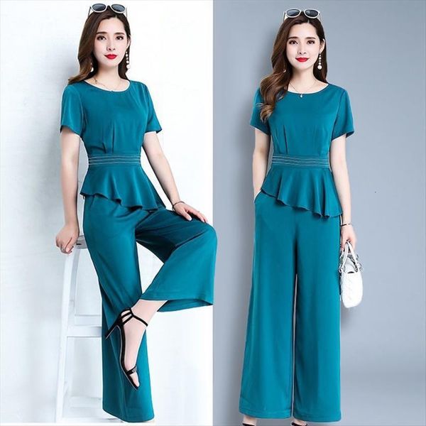 summer fashion irregular ruffled women tracksuits short sleeve high waisted wide leg pants two piece suit plus size 4xl, Gray
summer fashion irregular ruffled women tracksuits short sleeve high waisted wide leg pants two piece suit plus size 4xl, Gray