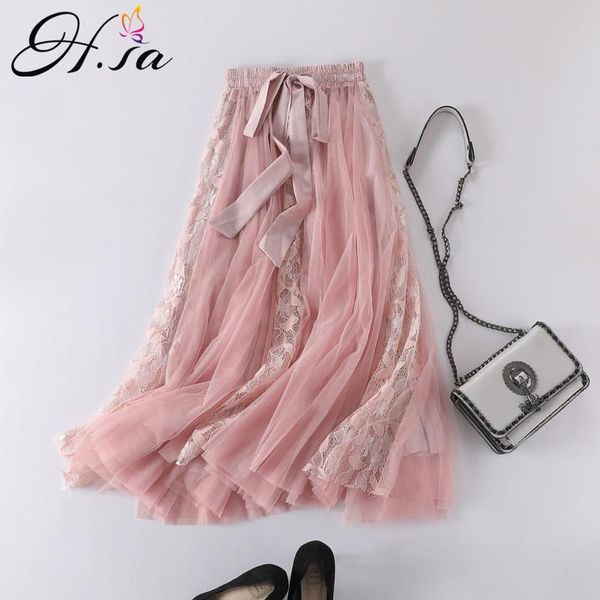 skirts hsa korean style women summer lace skirt and female mesh saias 2021 bow sashes patchwork long, Black
skirts hsa korean style women summer lace skirt and female mesh saias 2021 bow sashes patchwork long, Black